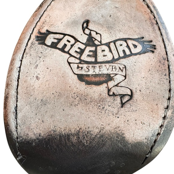 Freebird by Steven Bond Gladiator Sandal Women's 10 Brown Distressed Leather - Picture 12 of 15